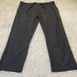 FLEXCOZY Men's Gray Pants SIZE Men’s XL-31 PULL ON ELASTIC DRAWSTRING SOFT CORDU